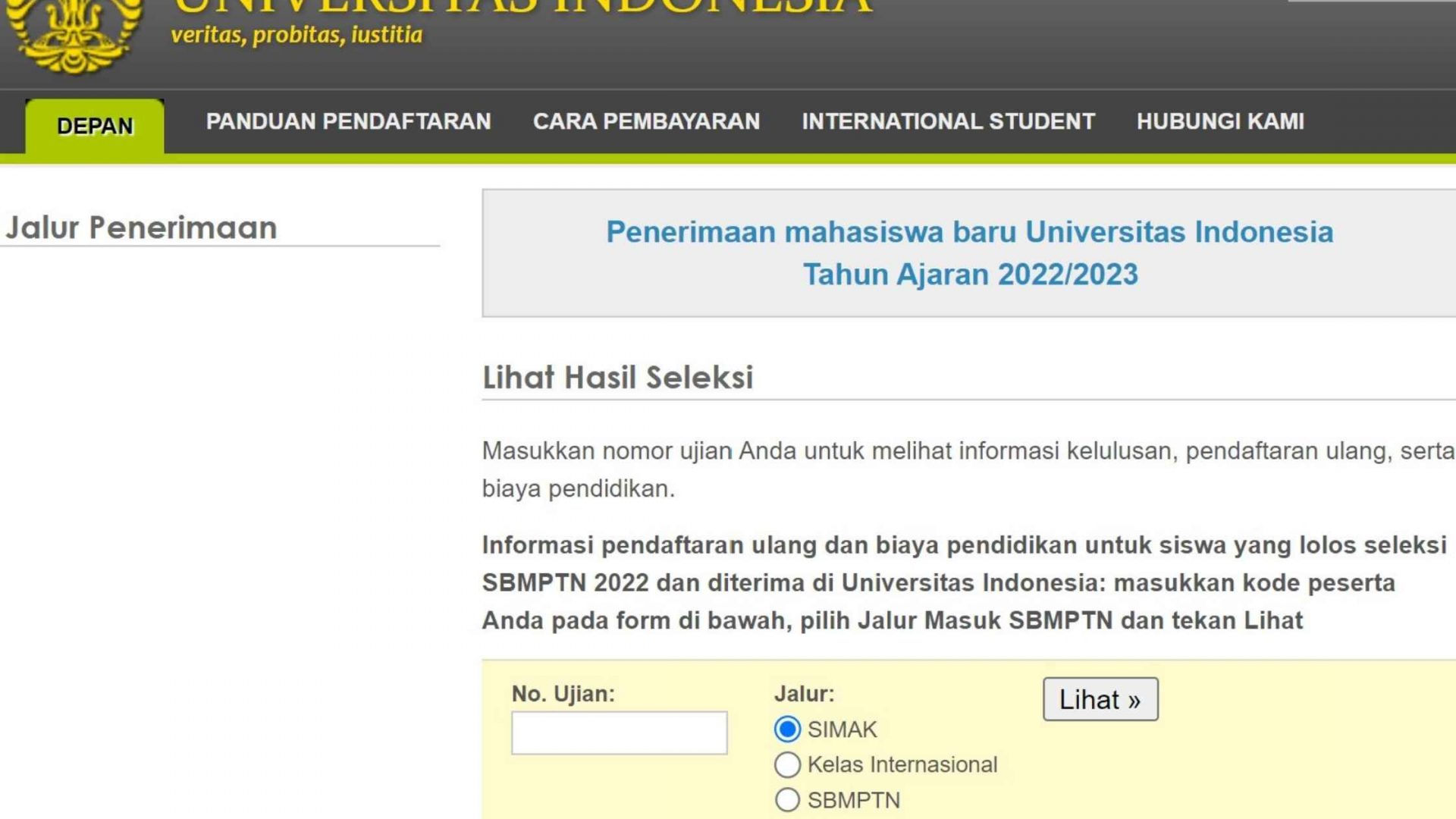 Sudah Cek Pengumuman Simak Ui Consensusg