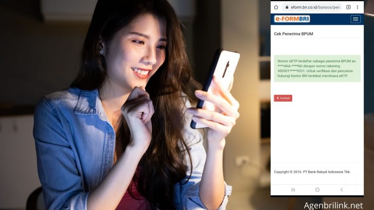 Cek Pencairan BPUM atau BLT UMKM di Eform BRI