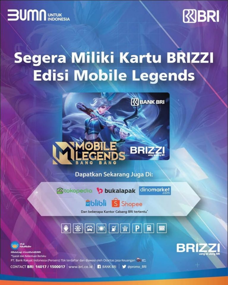 Halo Gamers, BRI Terbitkan BRIZZI Special Edition Mobile Legend