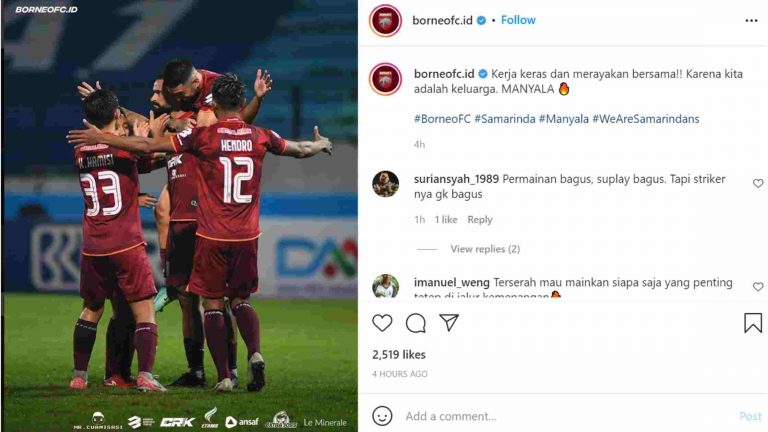 Hasil Mengejutkan, Borneo FC vs Persija Jakarta 2-1