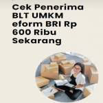 Cek Penerima BLT UMKM eform BRI Rp 600 Ribu Sekarang Poster