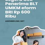 Segera Cek Penerima BLT UMKM eform BRI Rp 600 Ribu Poster