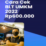 Cara Cek BLT UMKM 2022 Rp600.000 Poster