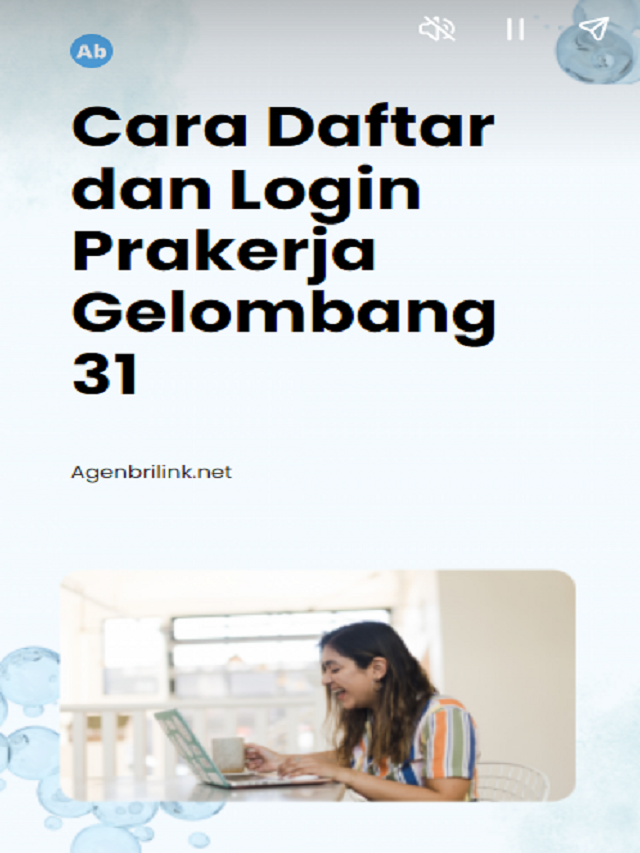Cara Daftar dan Login Prakerja Gelombang 31 Poster