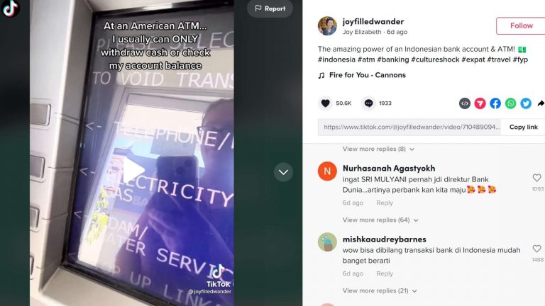 Viral, Bule Amerika Takjub Kecanggihan ATM BRI