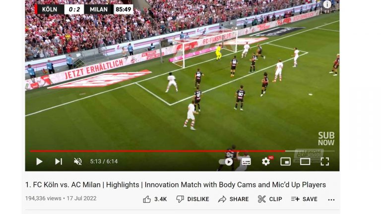 Hasil Laga Pramusim: Koln vs Milan 1-2