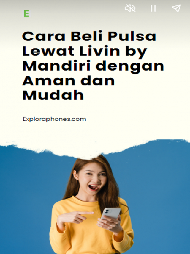 Cara Beli Pulsa Lewat Livin by Mandiri dengan Aman dan Mudah Poster