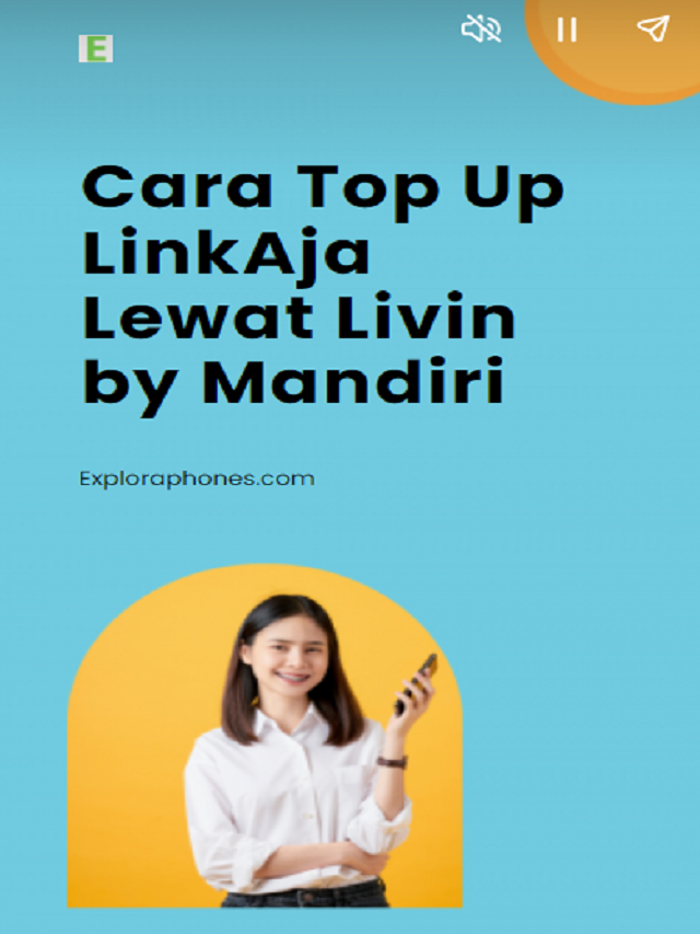 Cara Top Up LinkAja Lewat Livin by Mandiri Poster